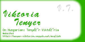 viktoria tenyer business card